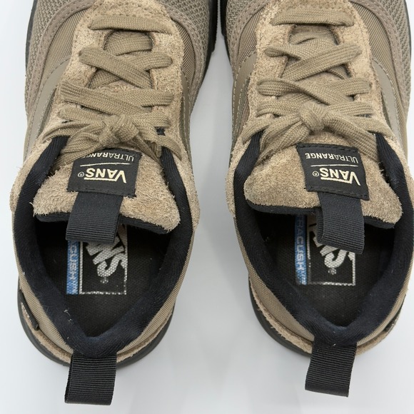 Vans Ultrarange Mesh Skateboard Sneaker Womens 8.5 8 1/2 Brown Black Low Lace Up - Picture 8 of 16